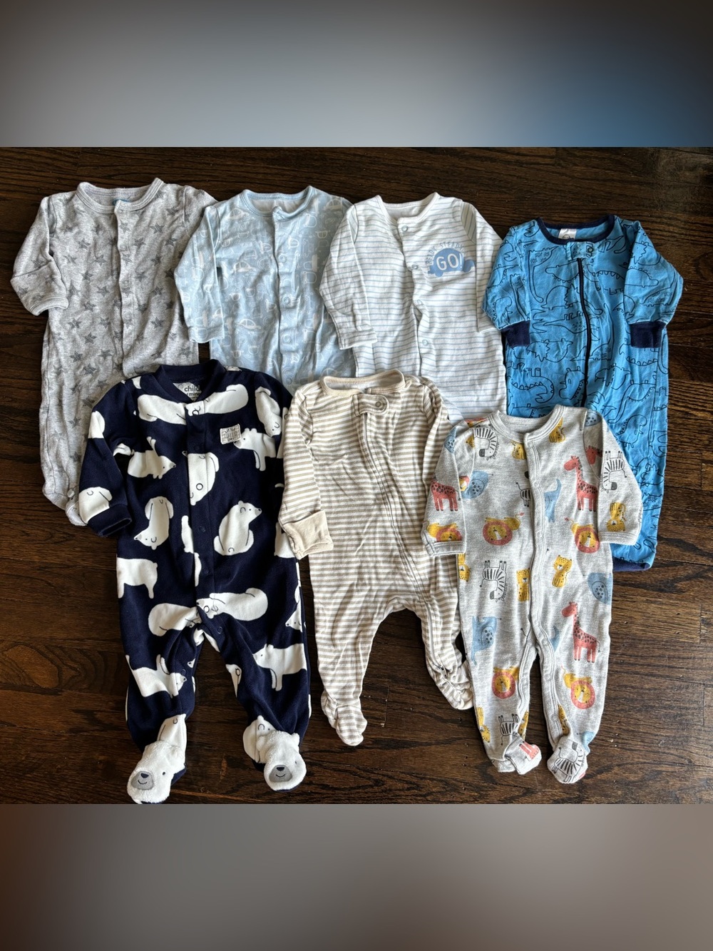 Baby Sleepers Bundle- Size 3-6 months